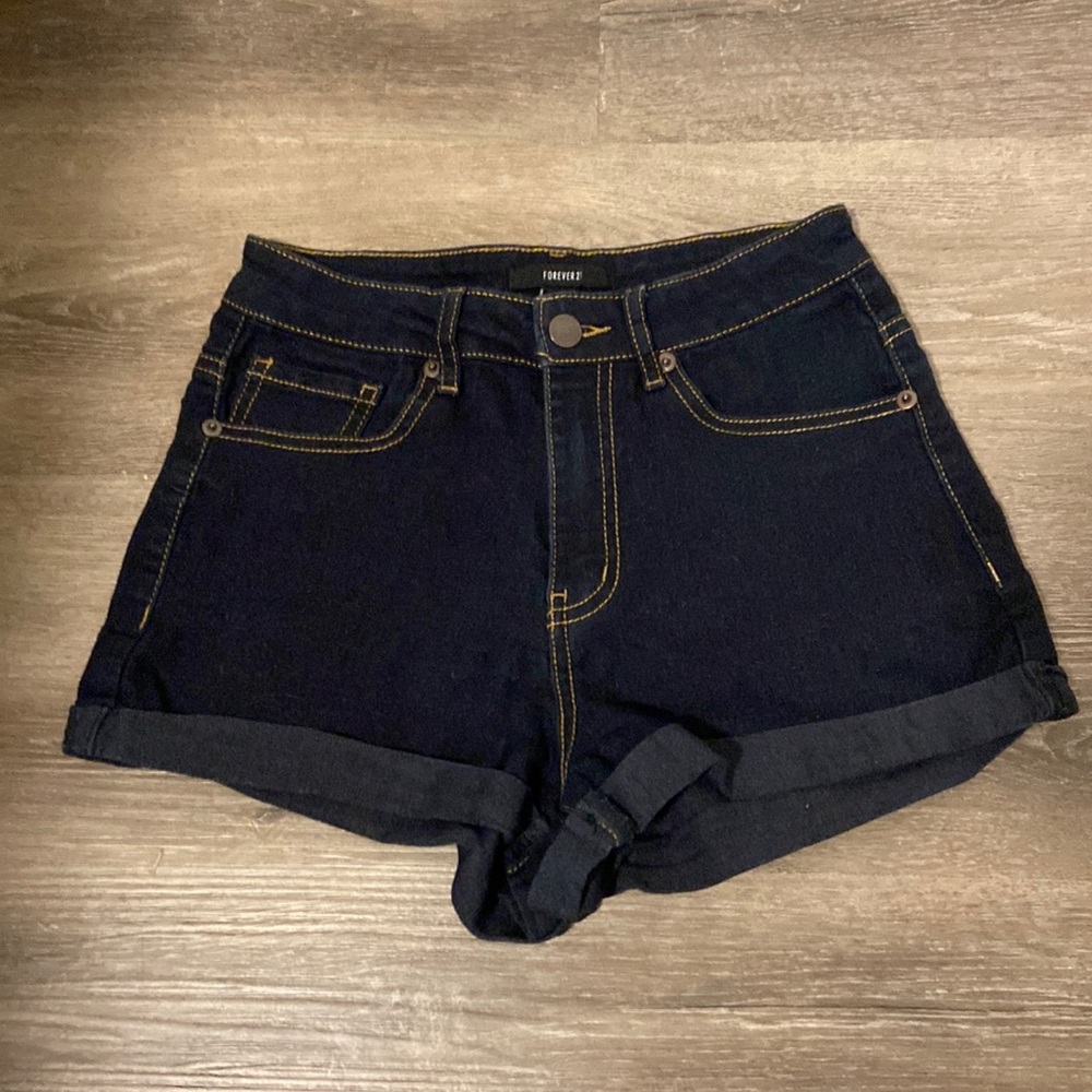Forever 21 High Rise Jean Shorts